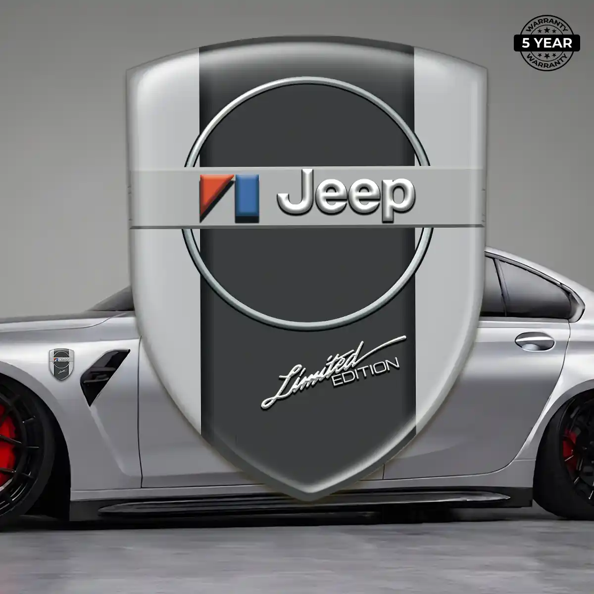 Jeep Crest Logo Emblem Sleek Style