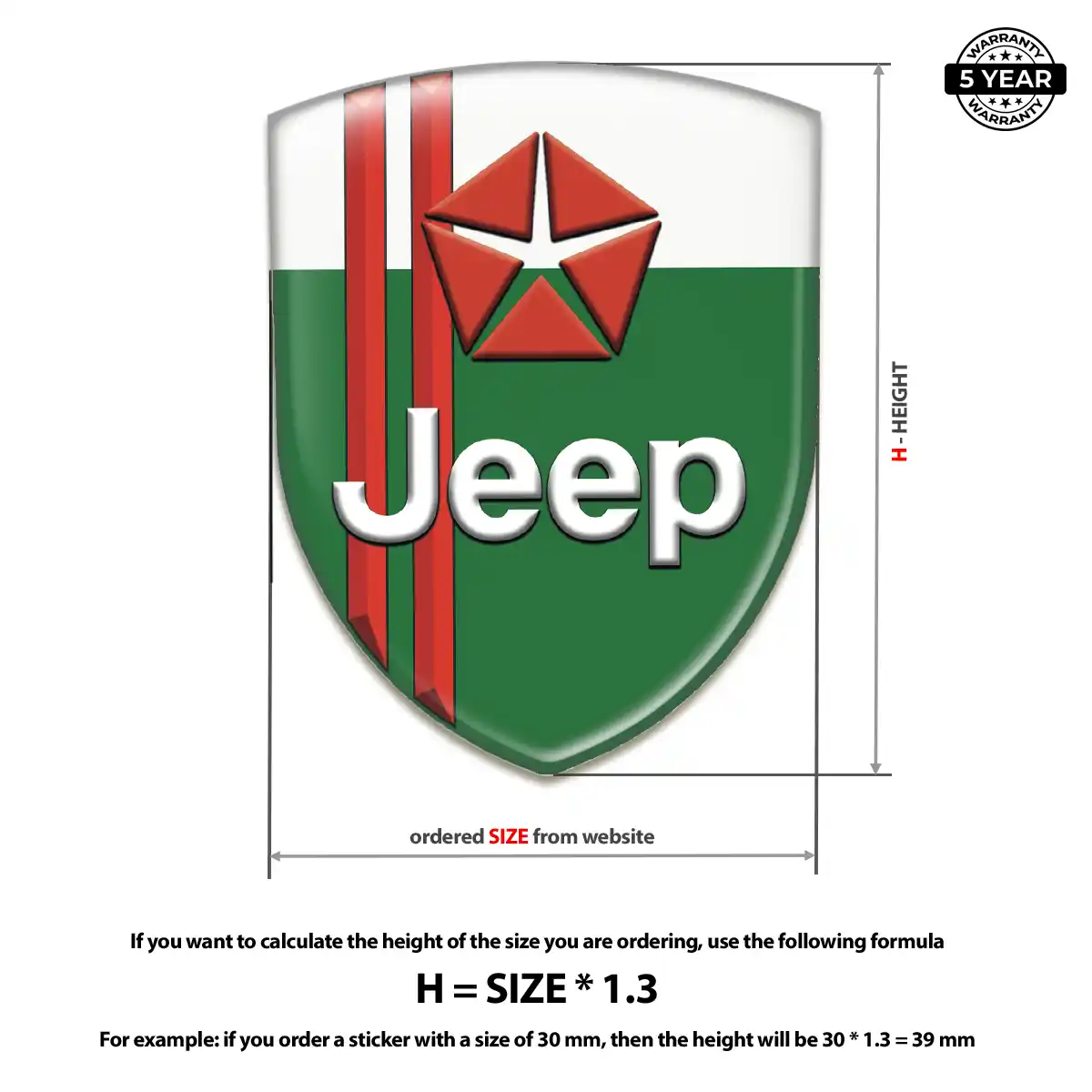 Jeep Crest Logo Emblem Superior Craft
