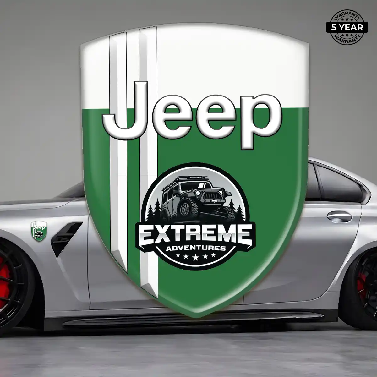 Jeep Domed Badge Elite Finish