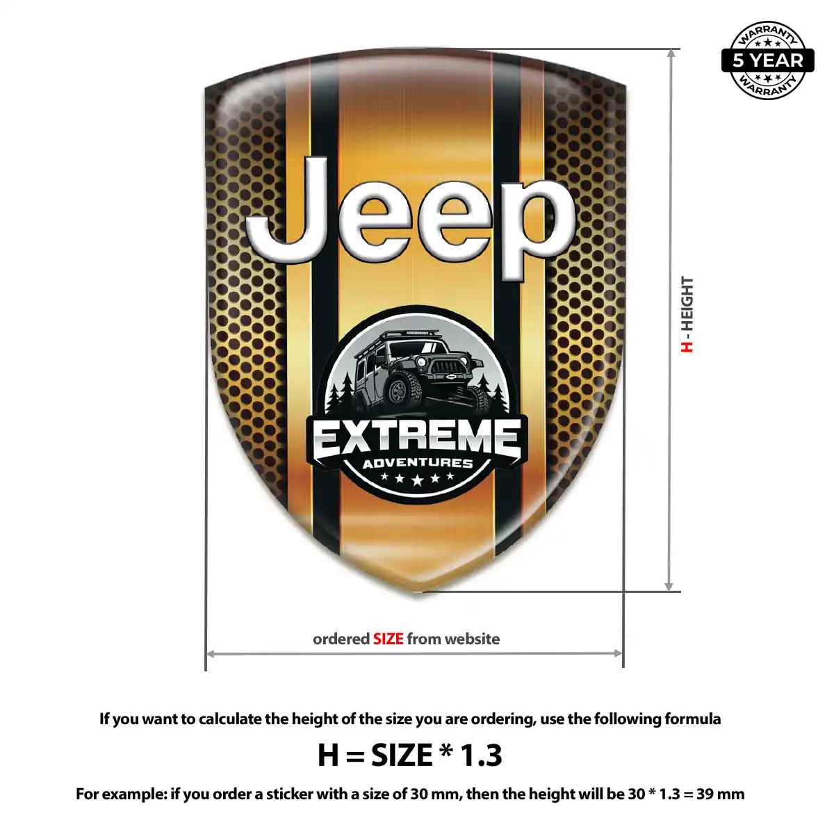 Jeep Domed Badge Exclusive Series
