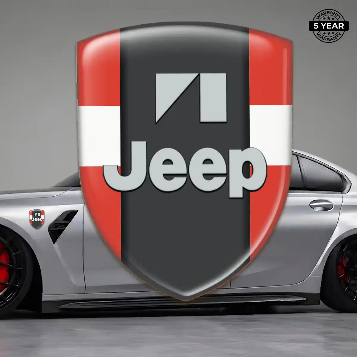 Jeep Domed Badge Interior Elegance