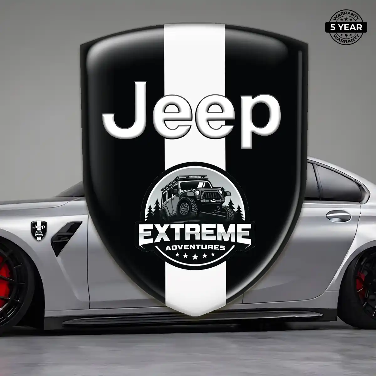 Jeep Domed Badge Prime Quality