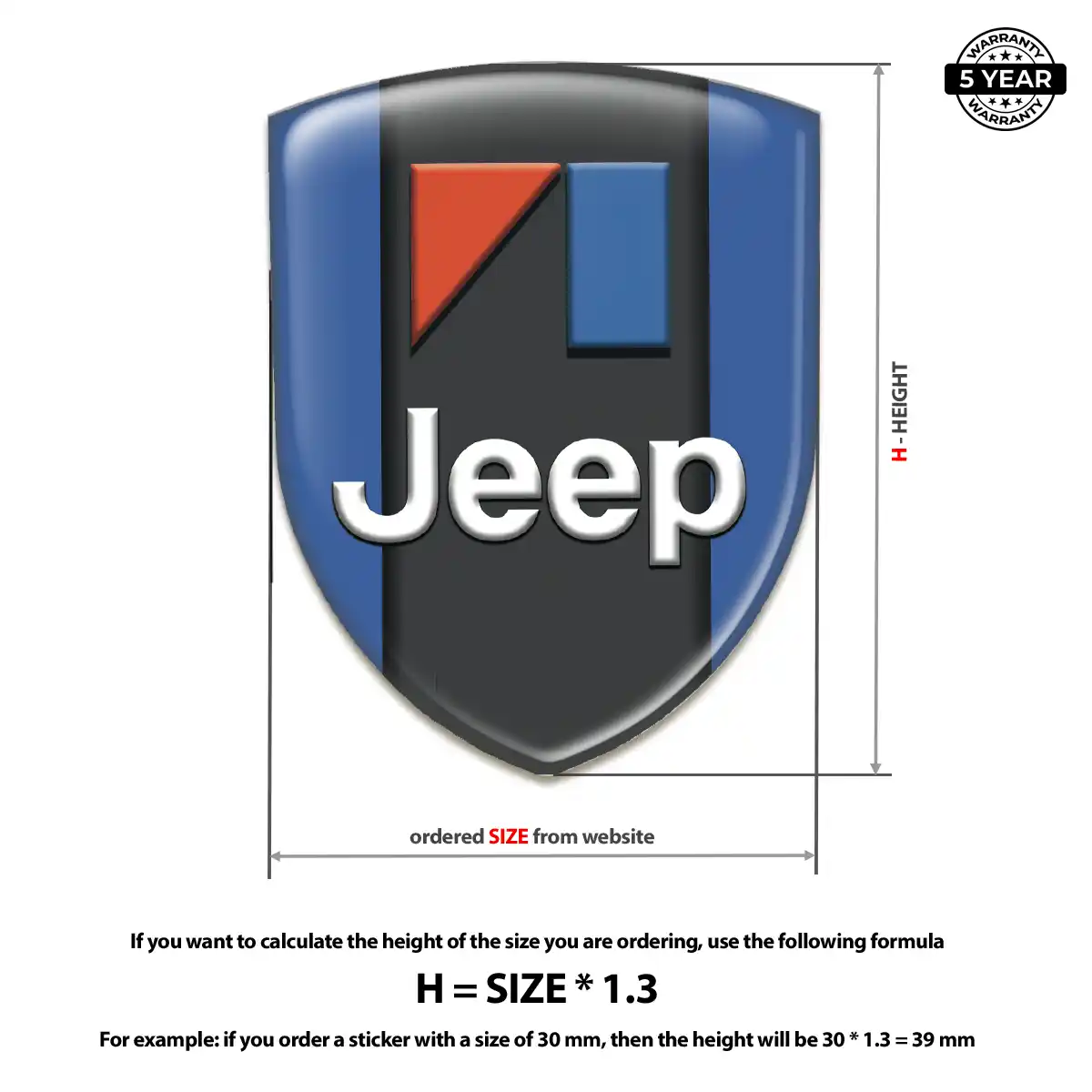 Jeep Domed Badge Refined Design