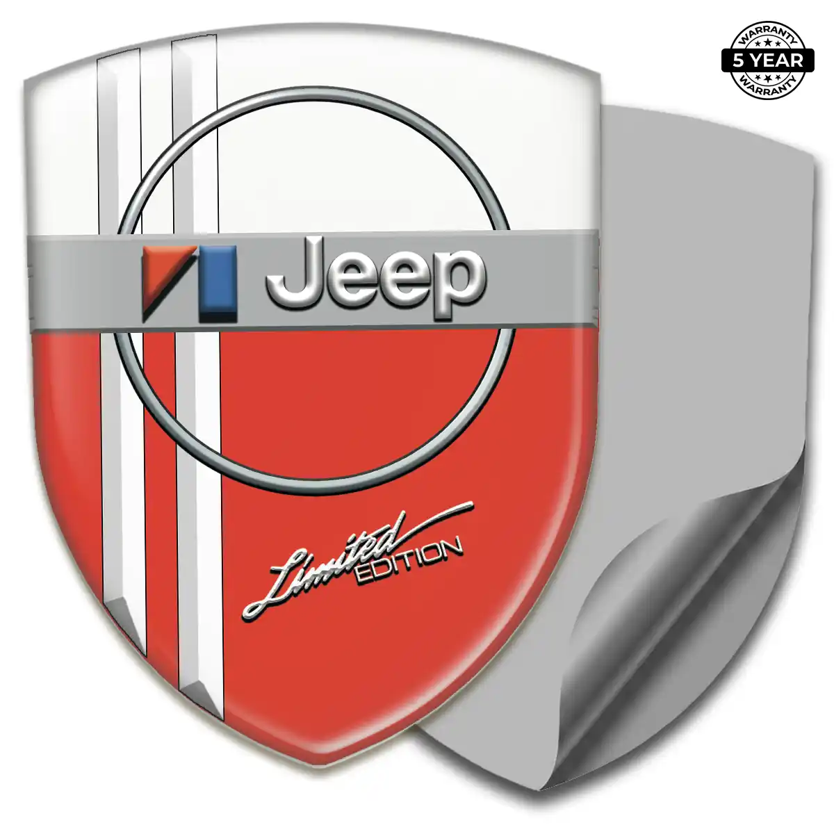 Jeep Domed Badge Resin Luxe
