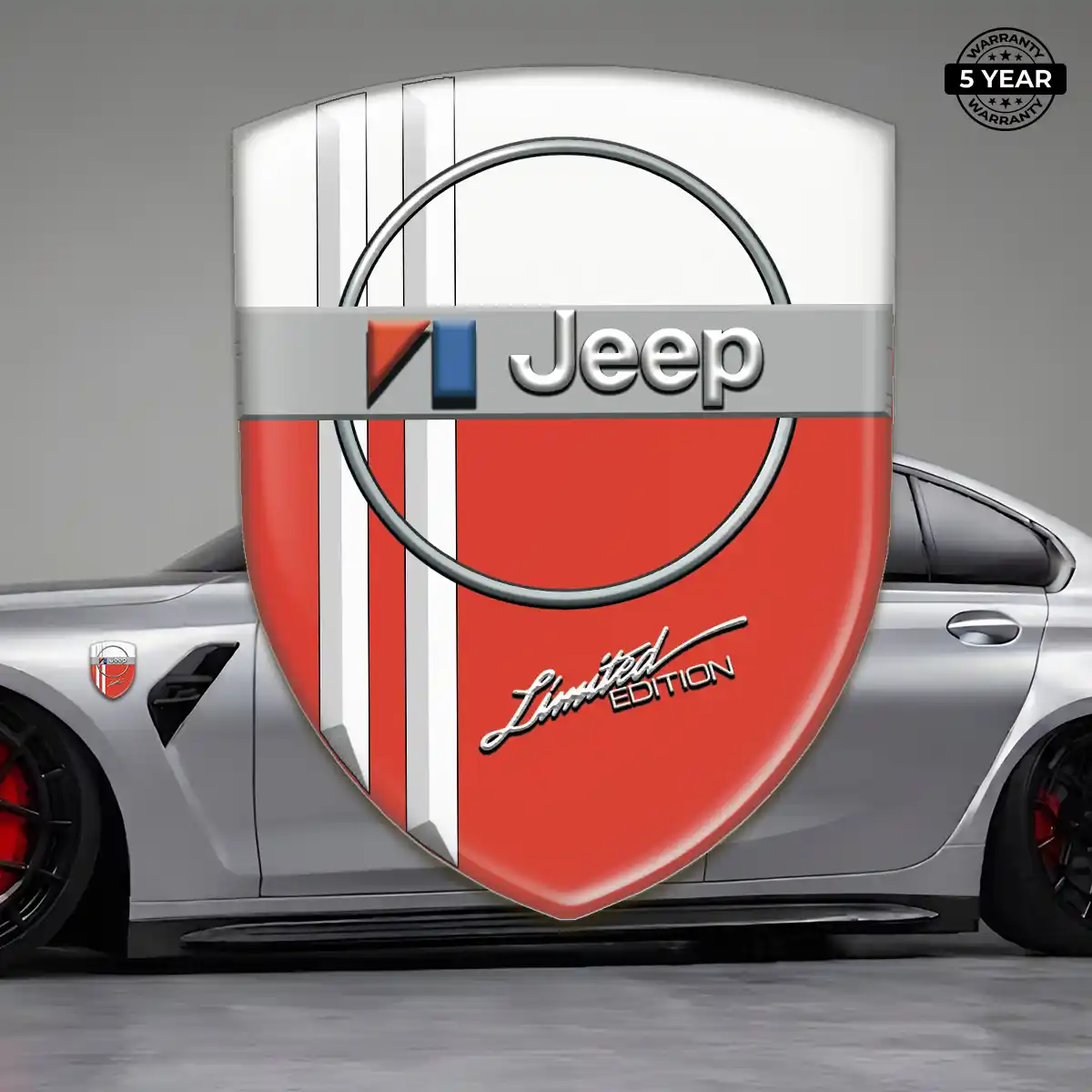 Jeep Domed Badge Resin Luxe