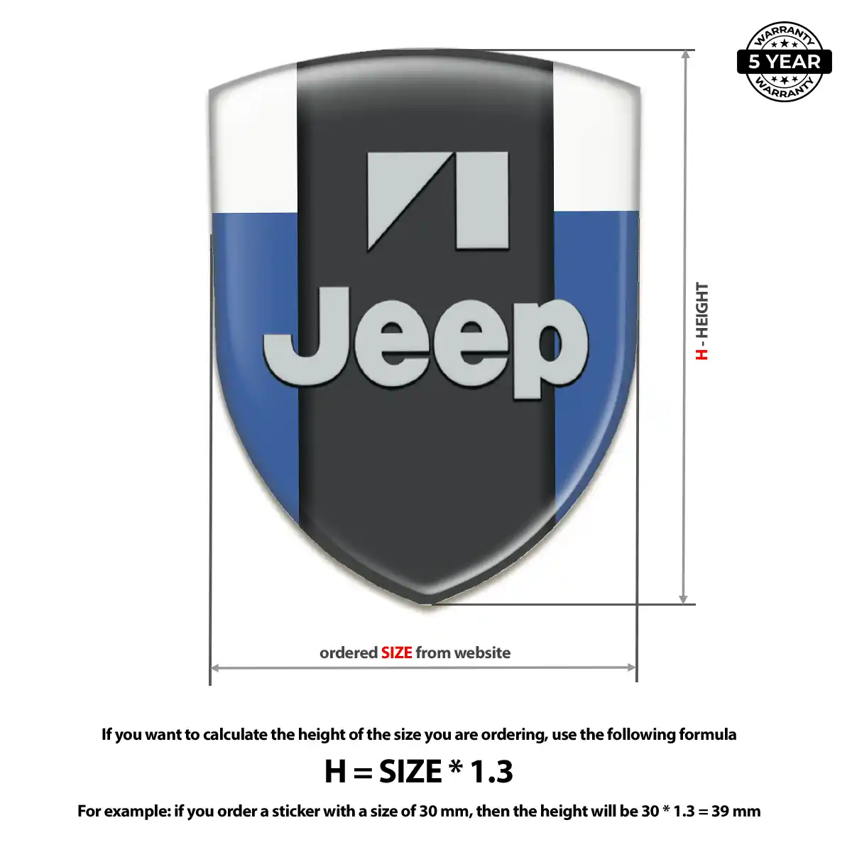 Jeep Domed Badge Signature Grade