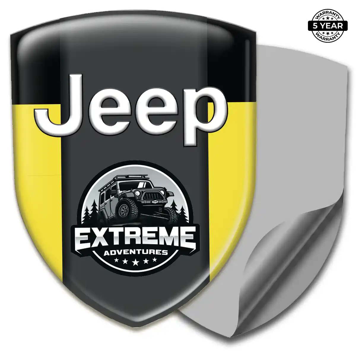 Jeep Domed Badge Sleek Style