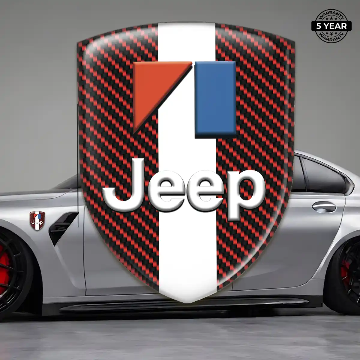 Jeep Domed Car Sticker Cabin Style