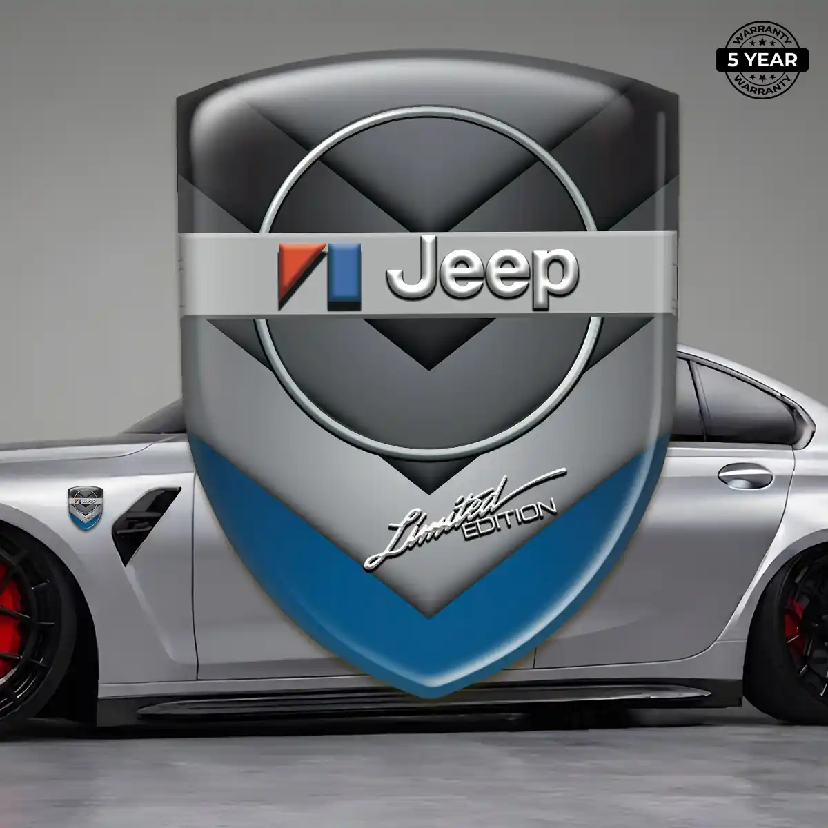 Jeep Domed Car Sticker Elite Edition