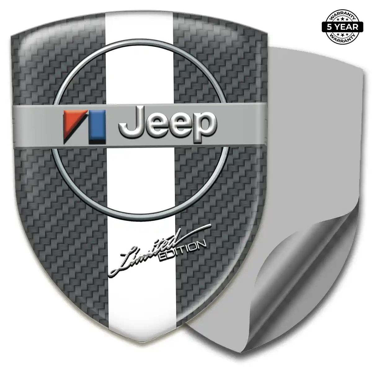 Jeep Domed Car Sticker Interior Elegance
