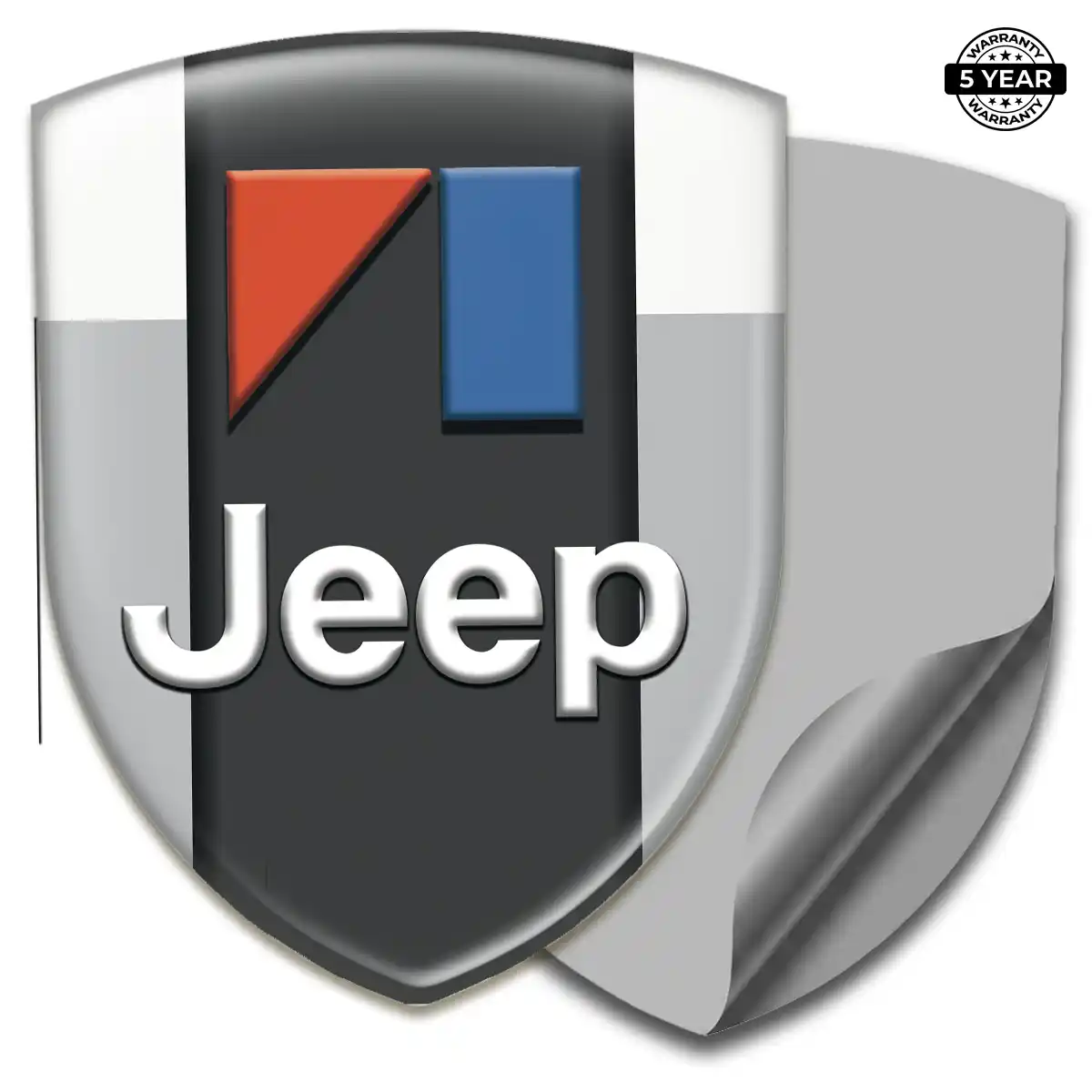 Jeep Domed Car Sticker Interior Luxe