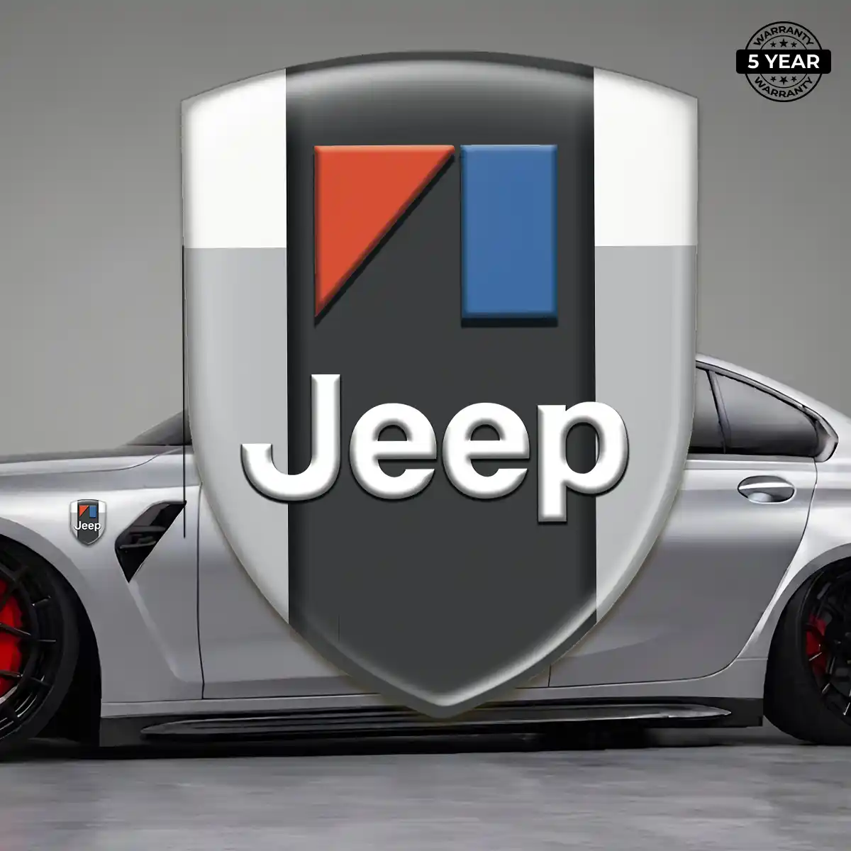Jeep Domed Car Sticker Interior Luxe