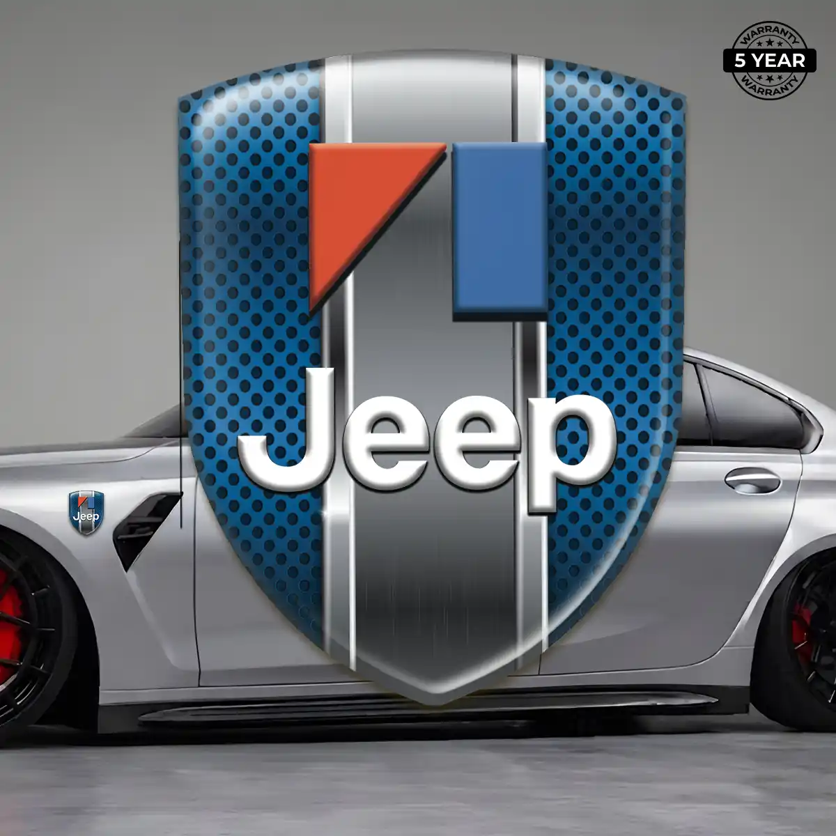 Jeep Domed Car Sticker Noble Edition