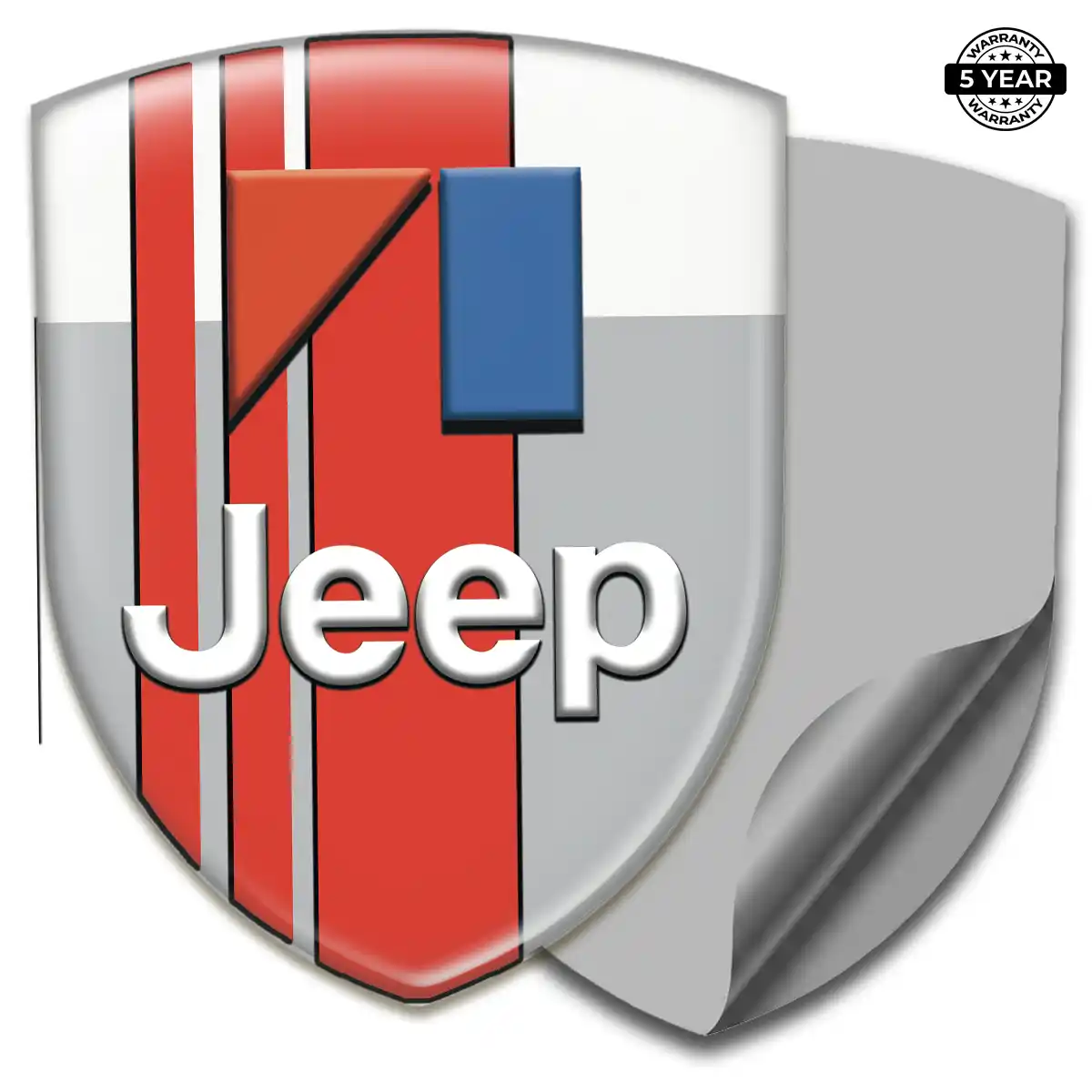 Jeep Domed Car Sticker Outer Style