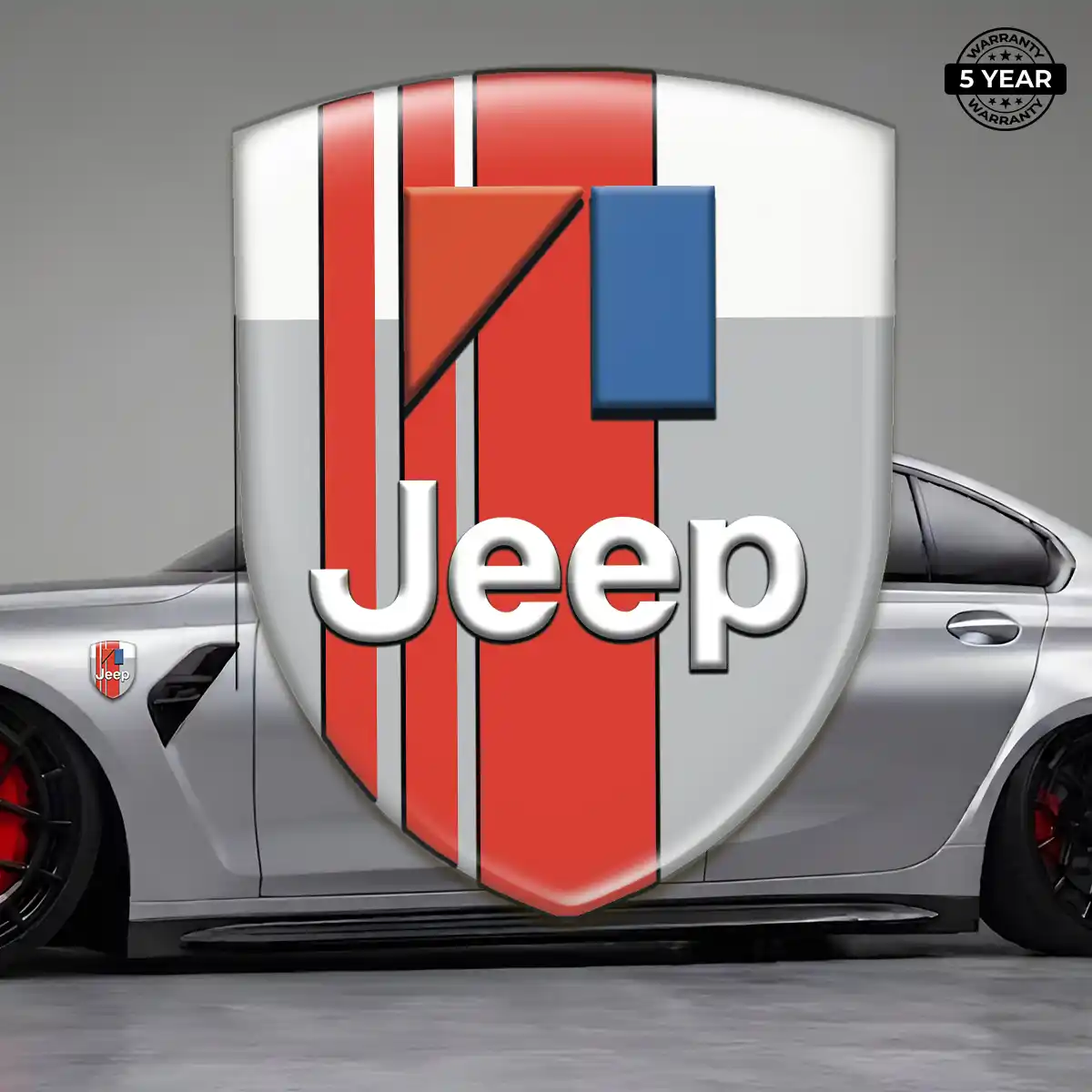 Jeep Domed Car Sticker Outer Style