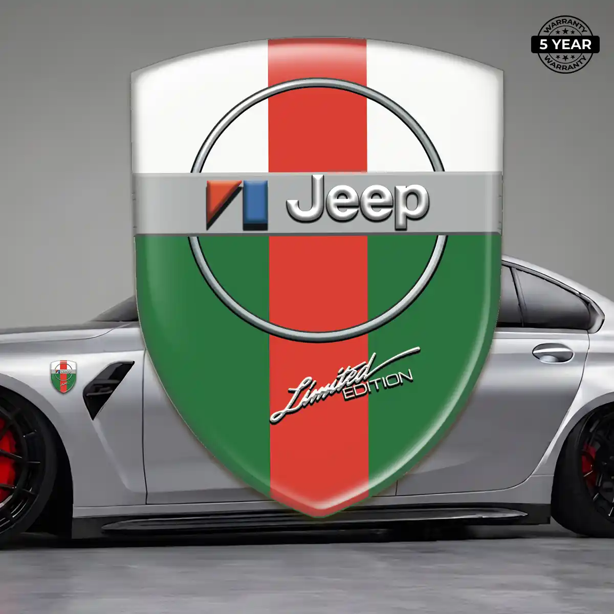 Jeep Domed Car Sticker Prestige Line