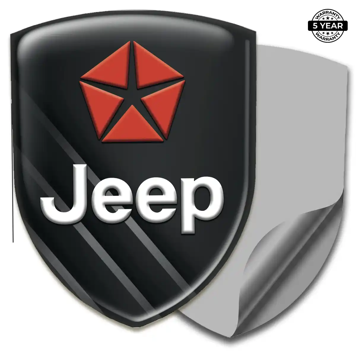 Jeep Domed Decal Cabin Style