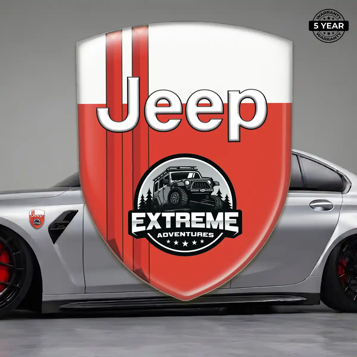 Jeep Domed Decal Elite Finish