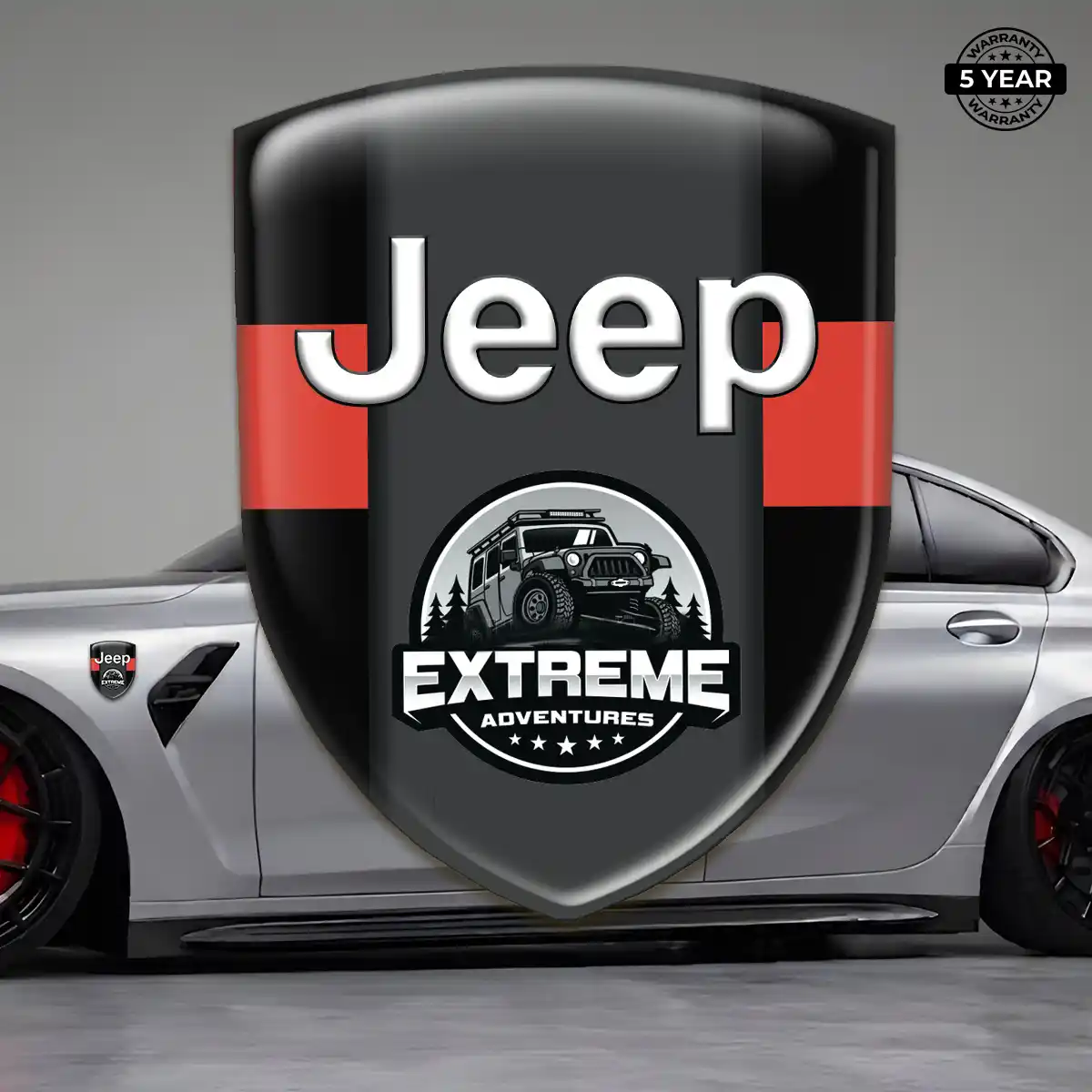 Jeep Domed Decal Exterior Luxe