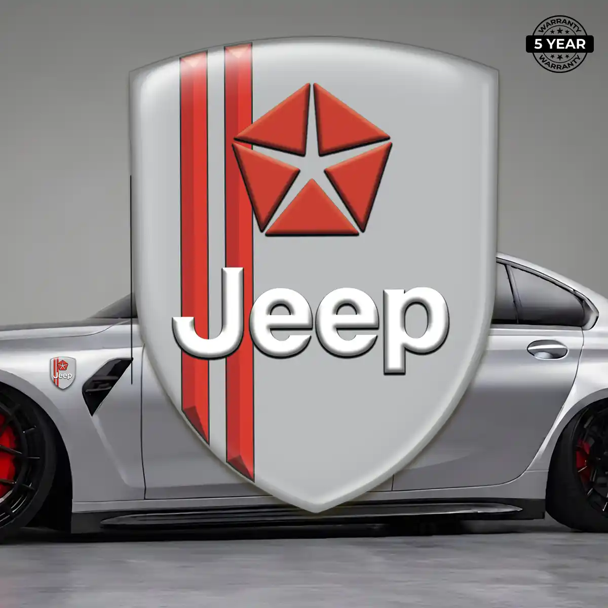 Jeep Domed Decal Interior Luxe