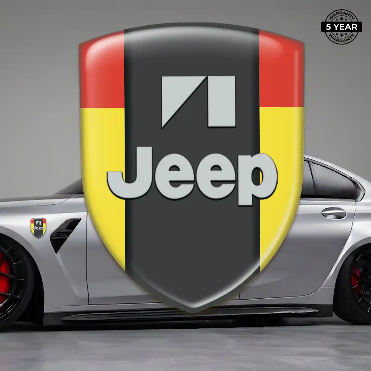 Jeep Domed Decal Outer Style