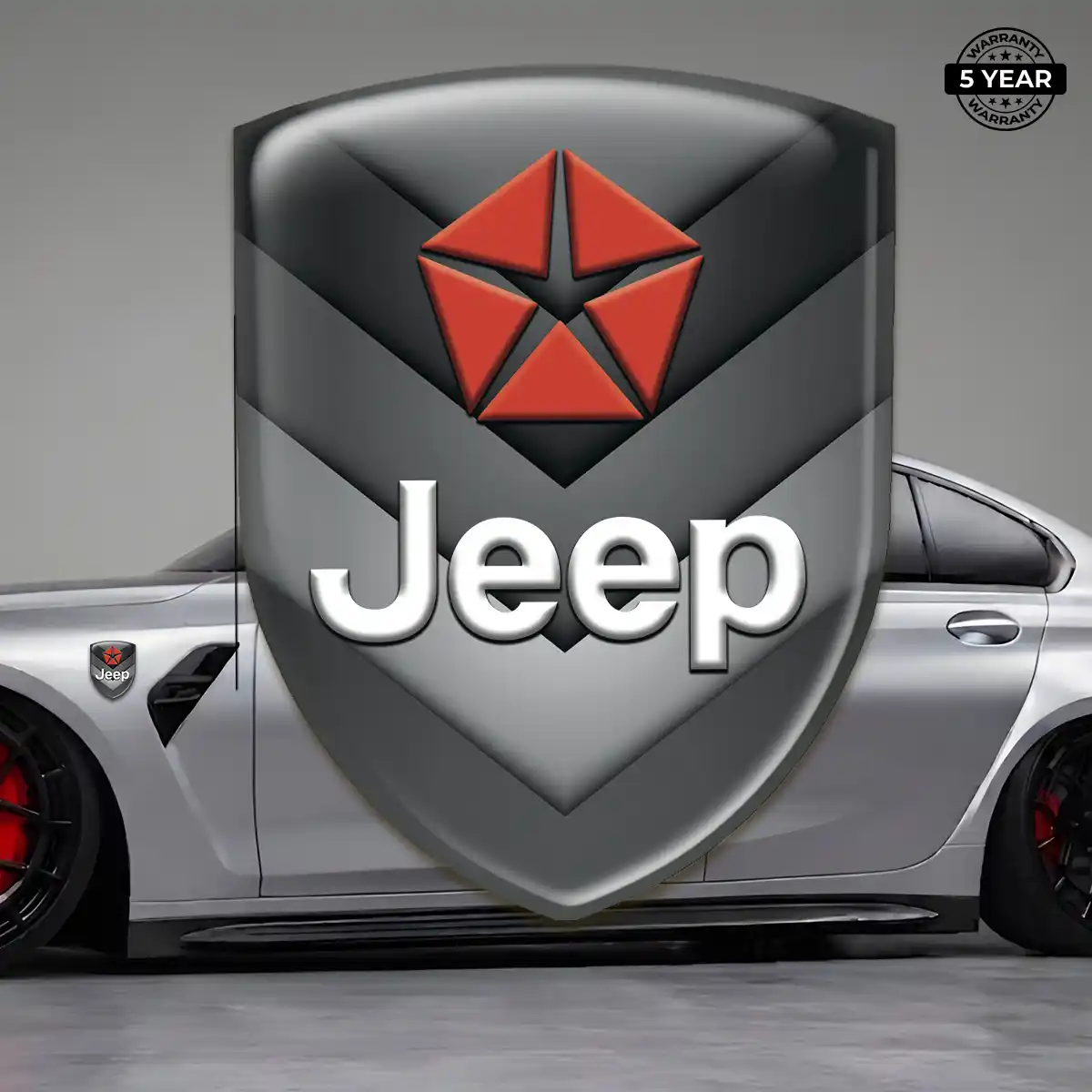Jeep Domed Emblem Exclusive Series