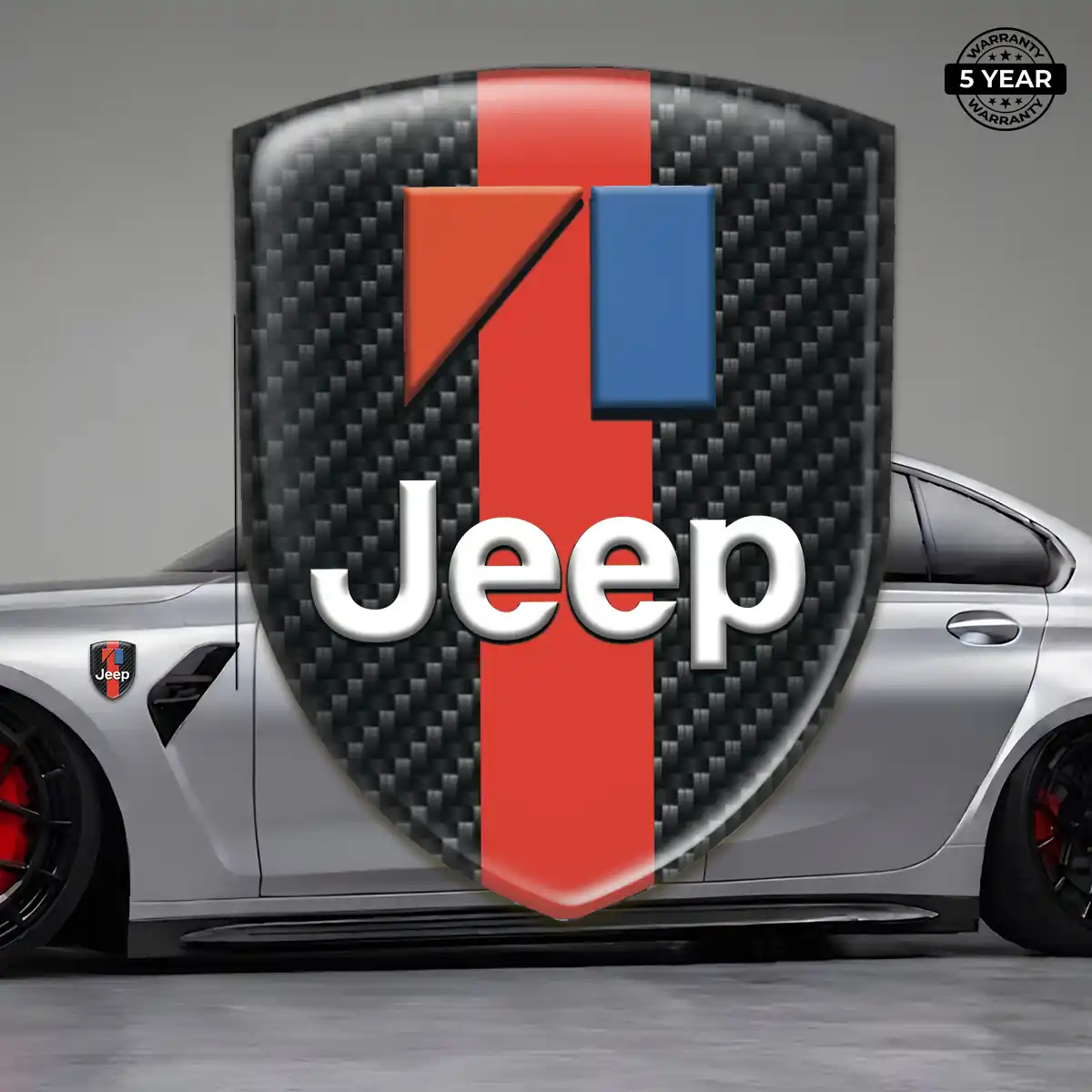 Jeep Domed Emblem Outer Style