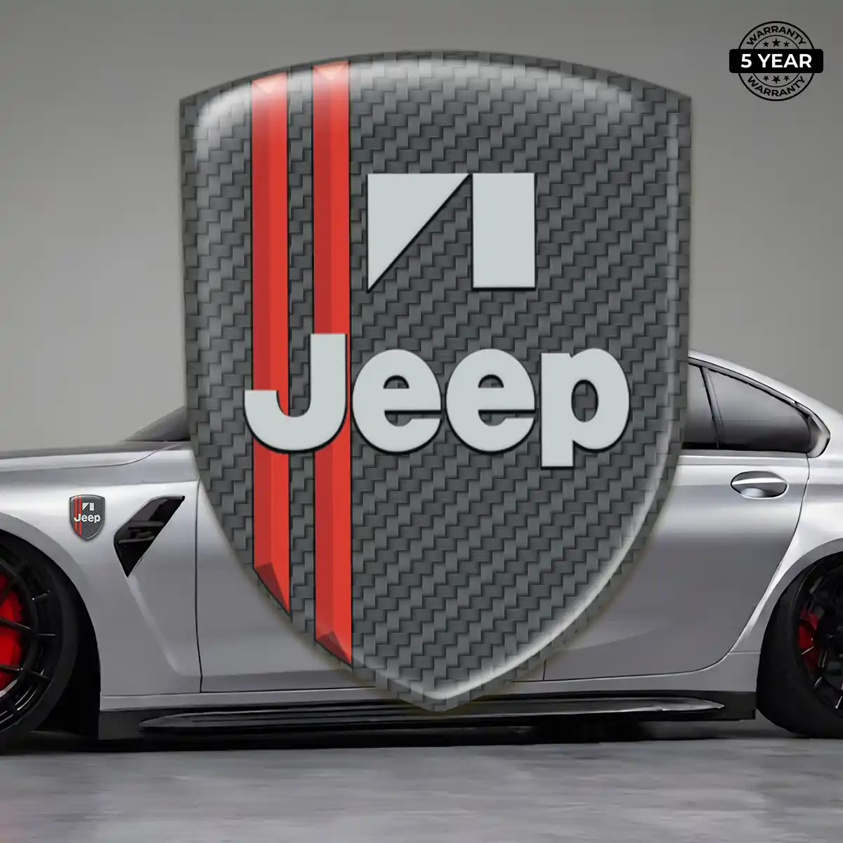 Jeep Domed Emblem Prime Quality