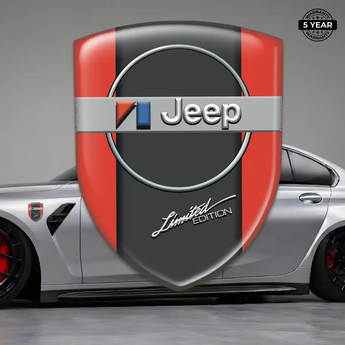 Jeep Domed Emblem Refined Design