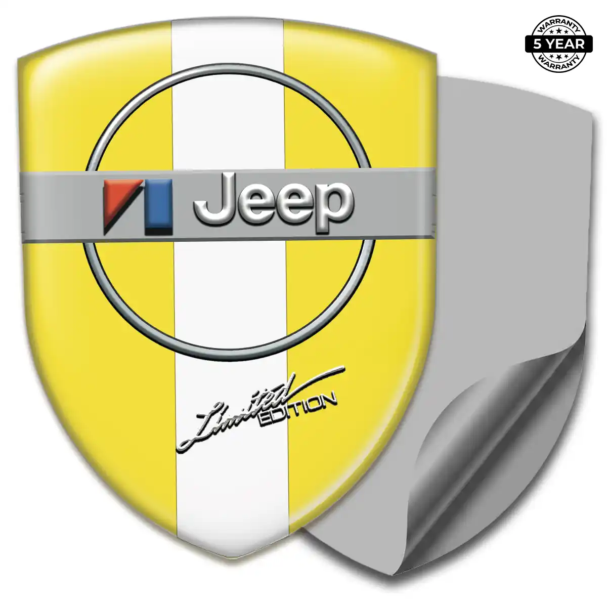 Jeep Domed Emblem Resin Luxe