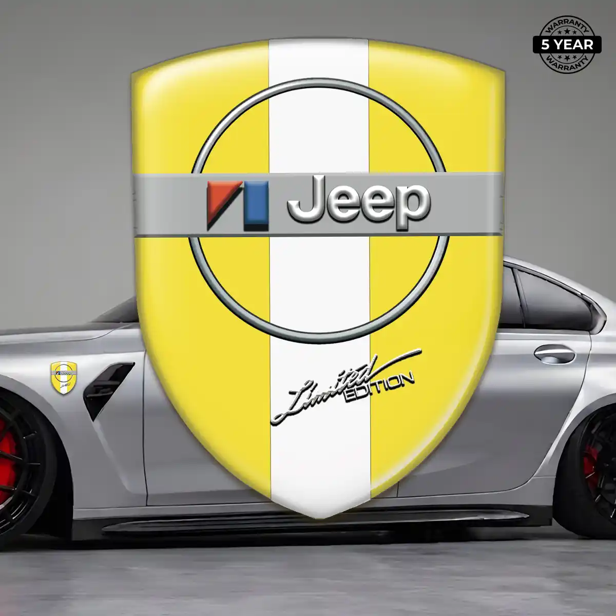 Jeep Domed Emblem Resin Luxe