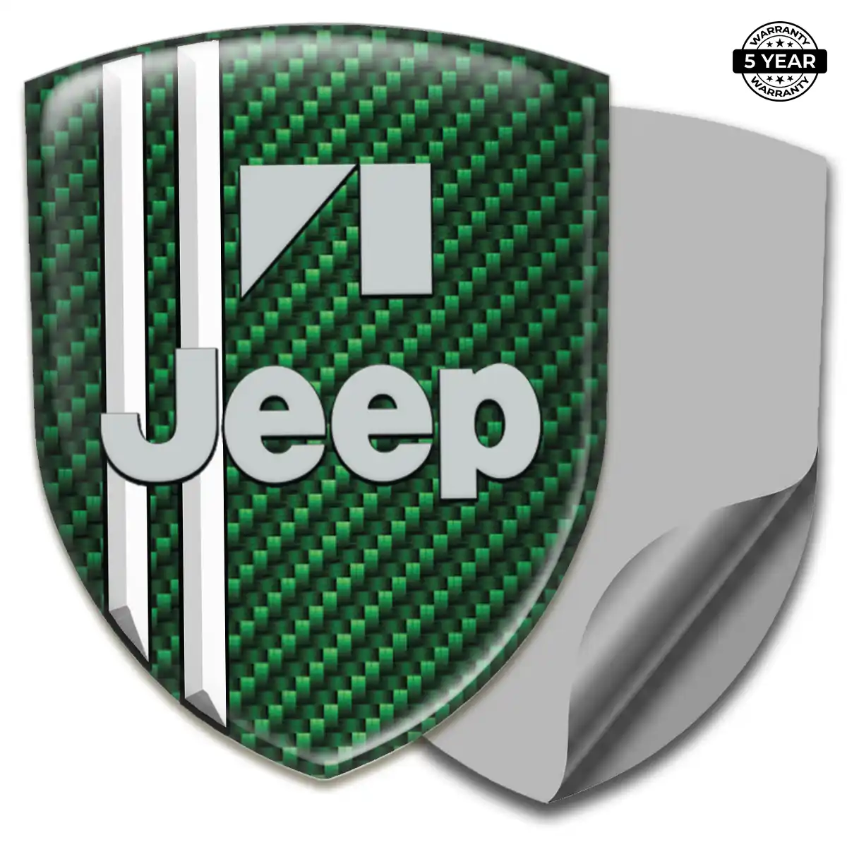Jeep Domed Emblem Sleek Style
