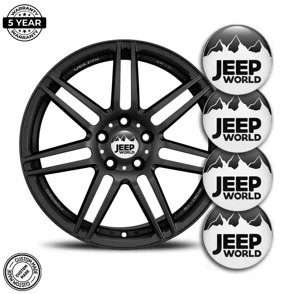 Jeep Domed Emblem Stylish Design