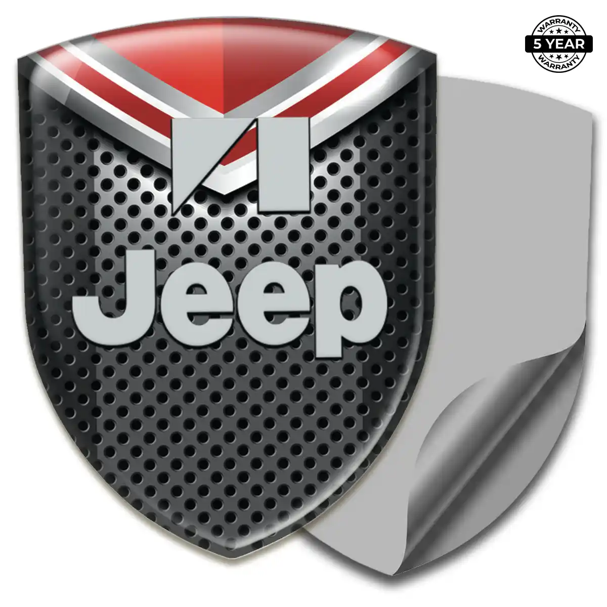 Jeep Domed Logo Decal Cabin Style