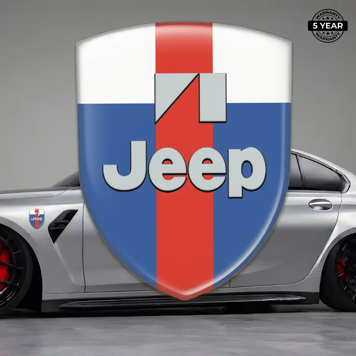 Jeep Domed Logo Decal Elite Edition