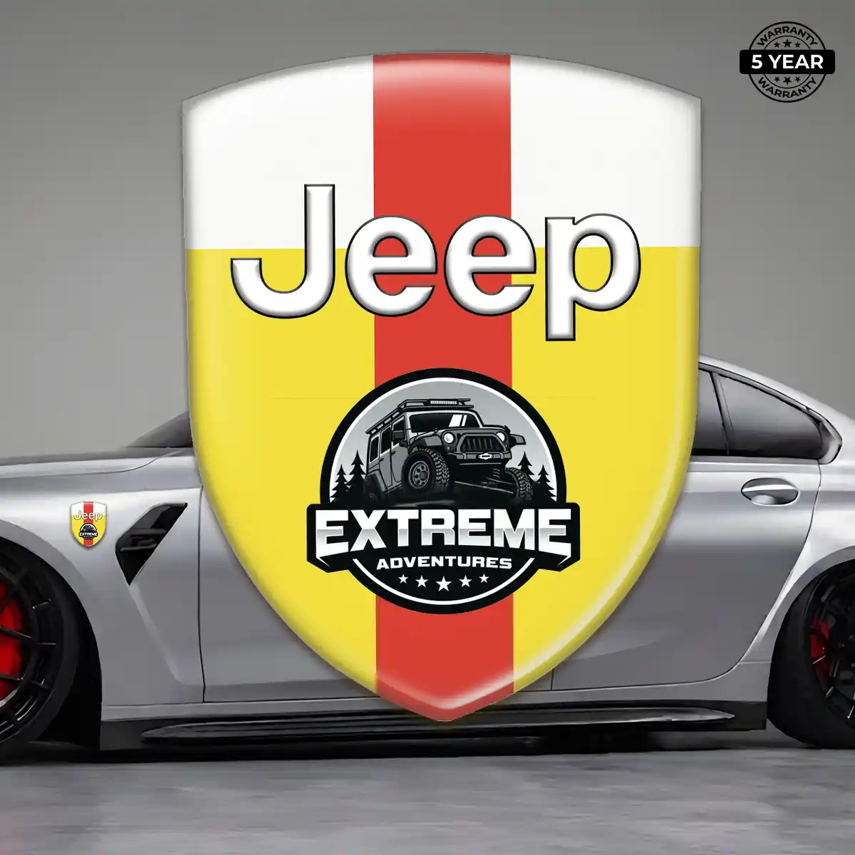 Jeep Domed Logo Decal Exclusive Series