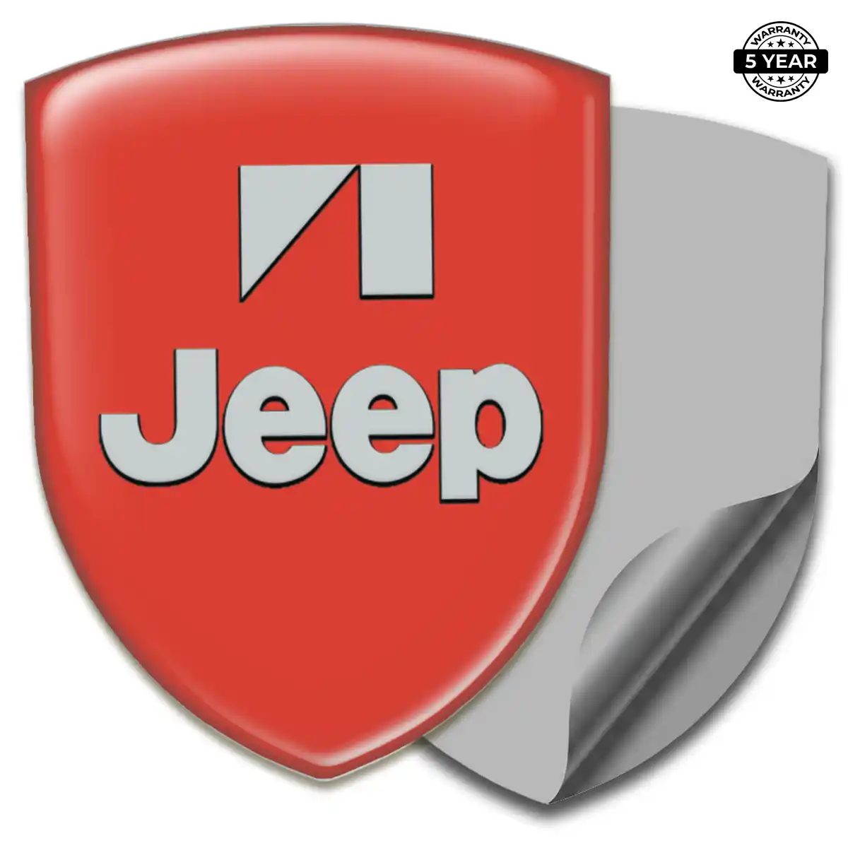 Jeep Domed Logo Decal Interior Luxe