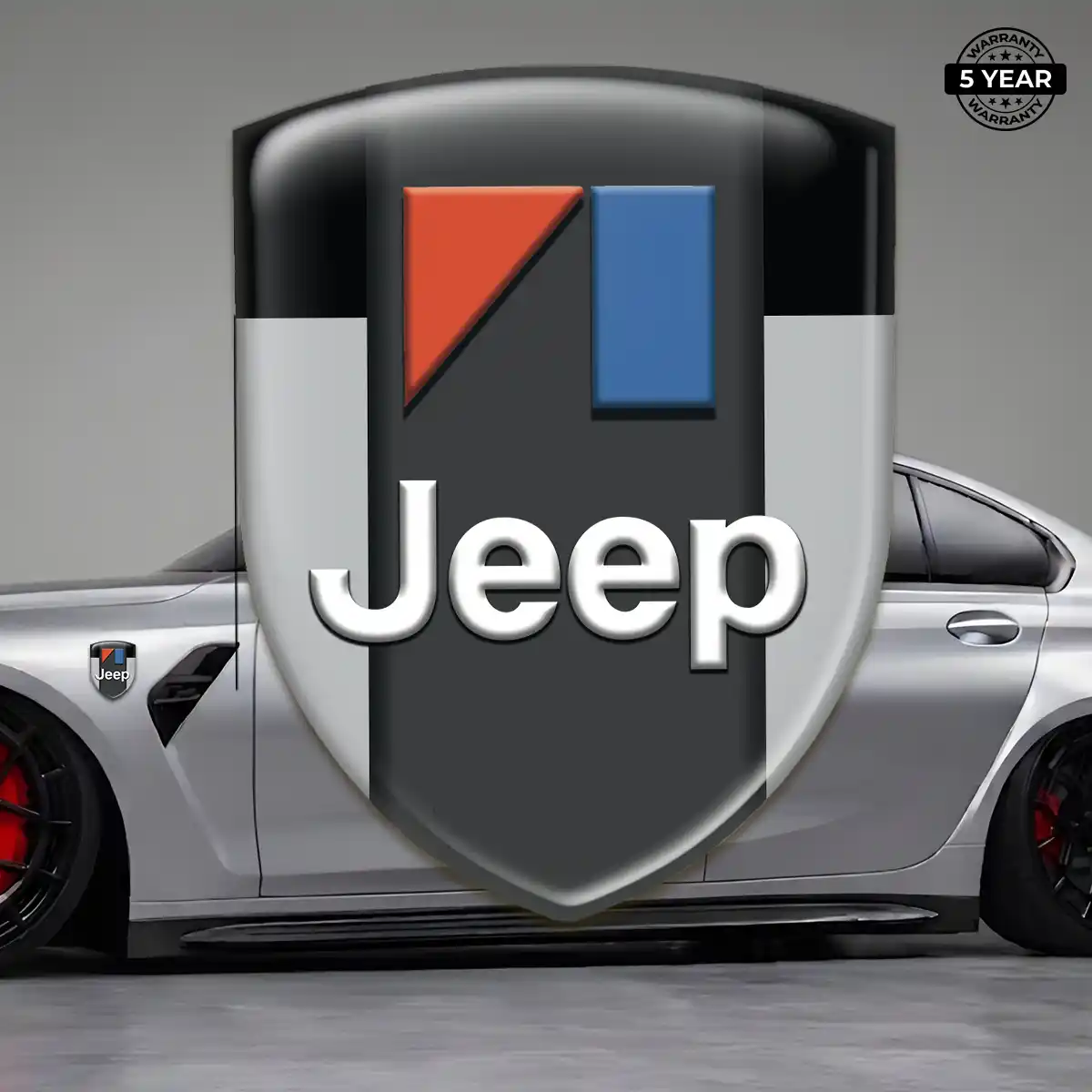 Jeep Domed Logo Decal Noble Edition