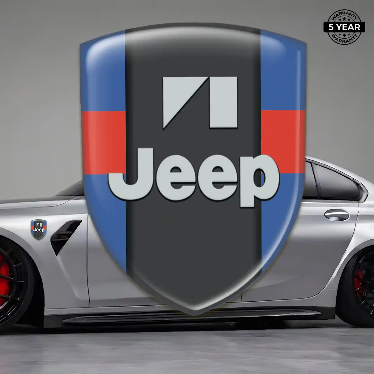 Jeep Domed Logo Decal Opulent Line