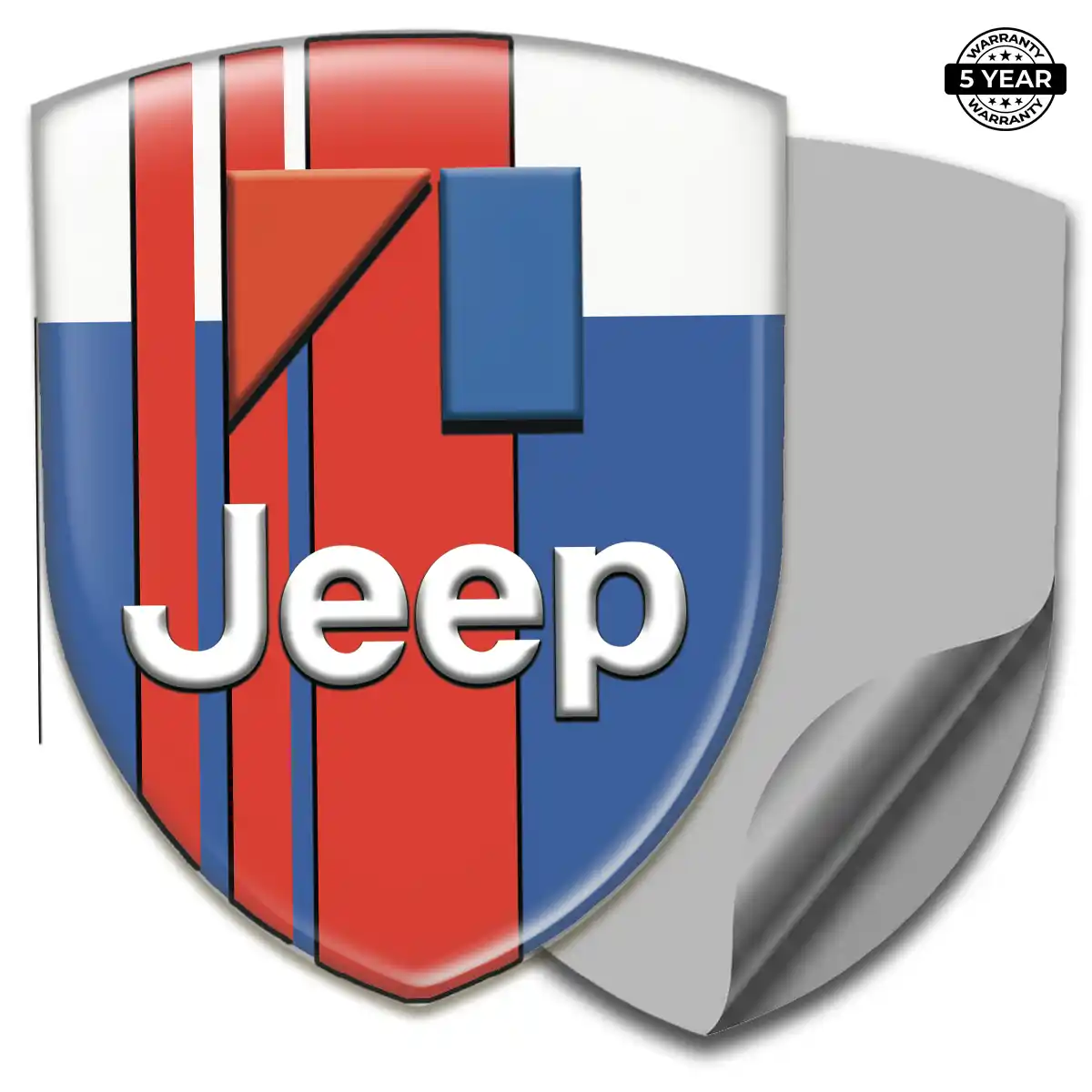 Jeep Domed Logo Decal Premium Dome