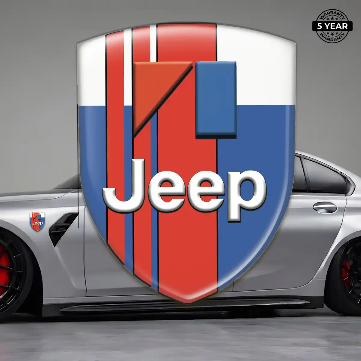 Jeep Domed Logo Decal Premium Dome