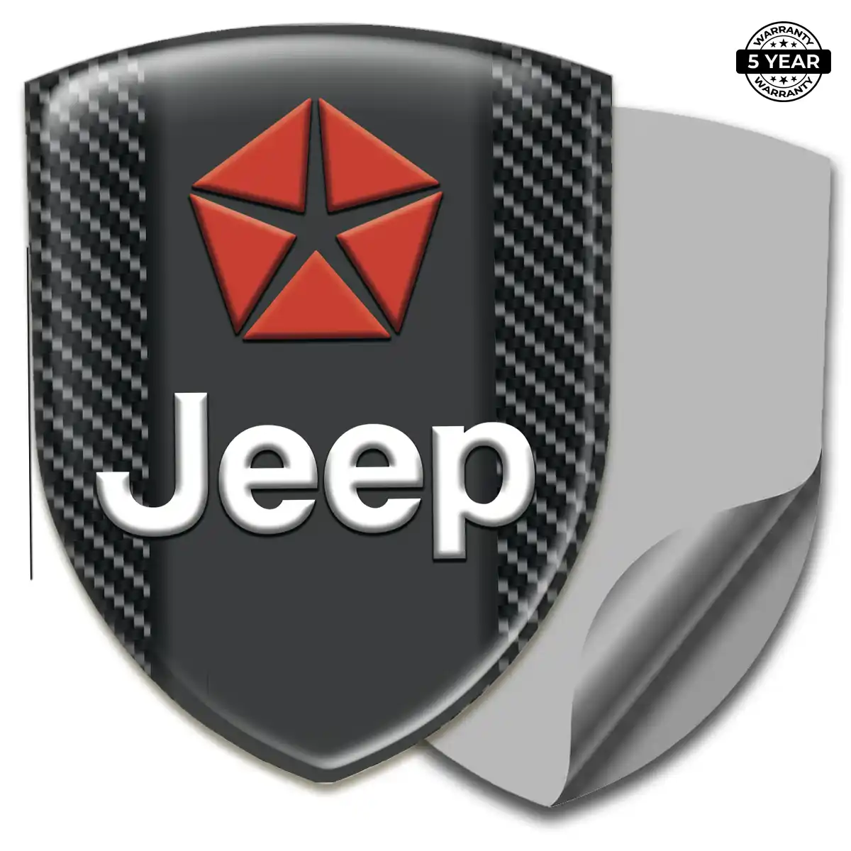 Jeep Domed Logo Decal Prime Quality