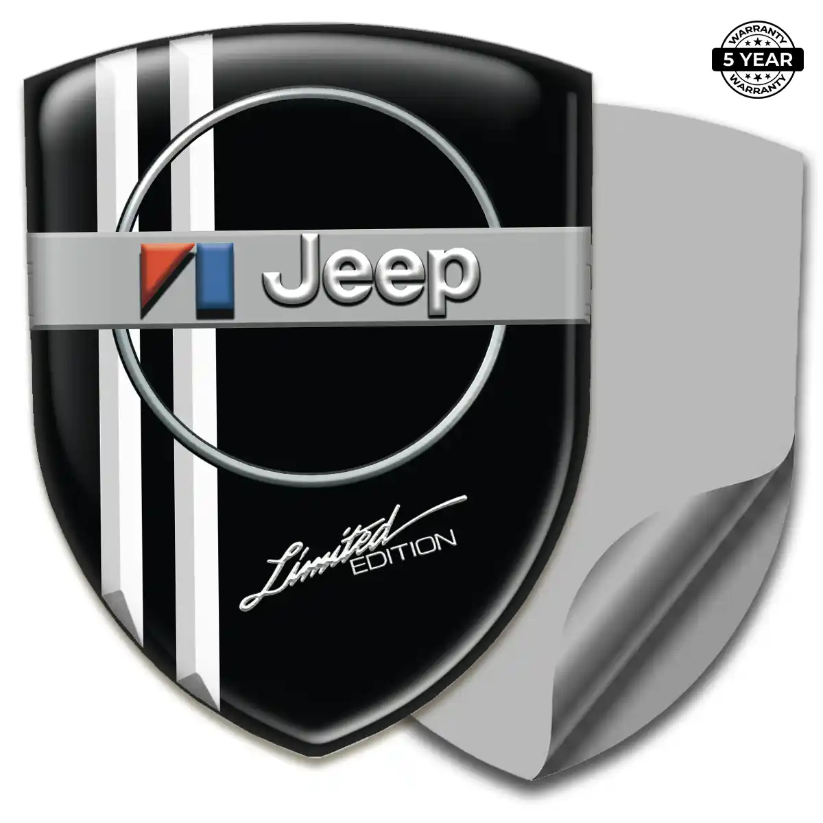 Jeep Domed Logo Sticker Elite Edition