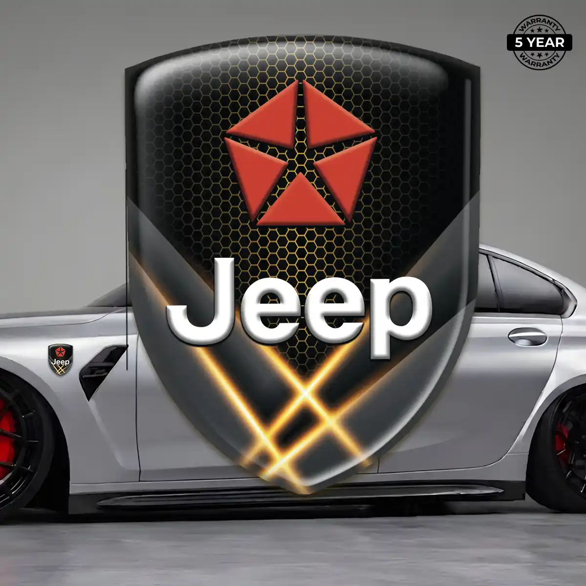 Jeep Domed Logo Sticker Exclusive Series