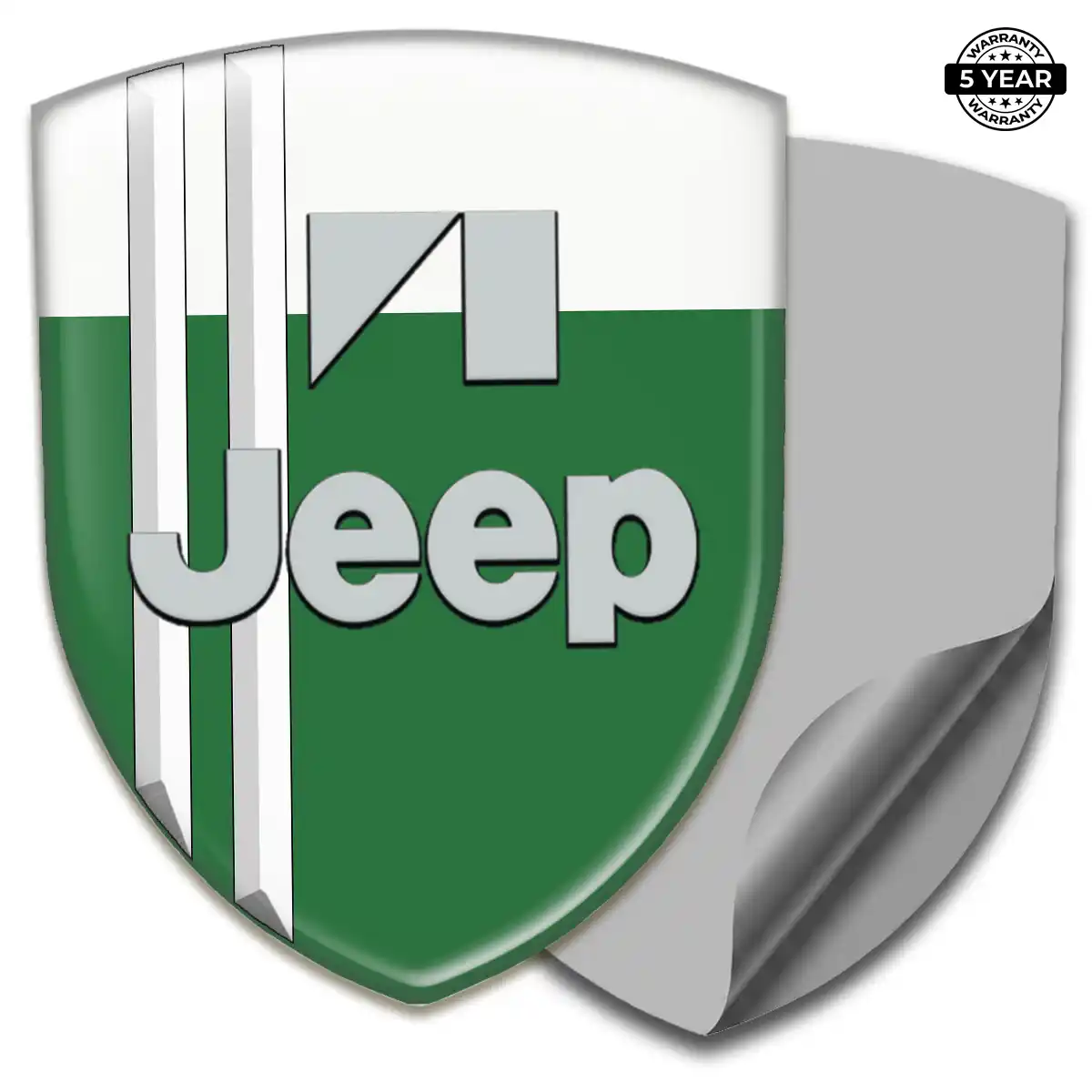 Jeep Domed Logo Sticker Interior Luxe