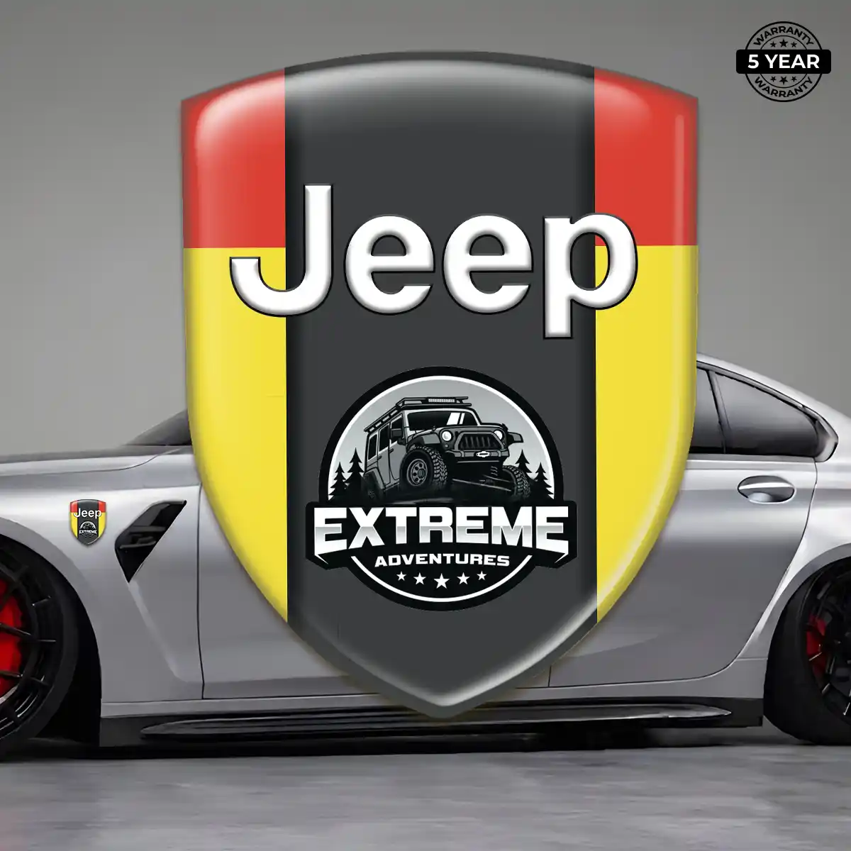 Jeep Domed Logo Sticker Noble Edition