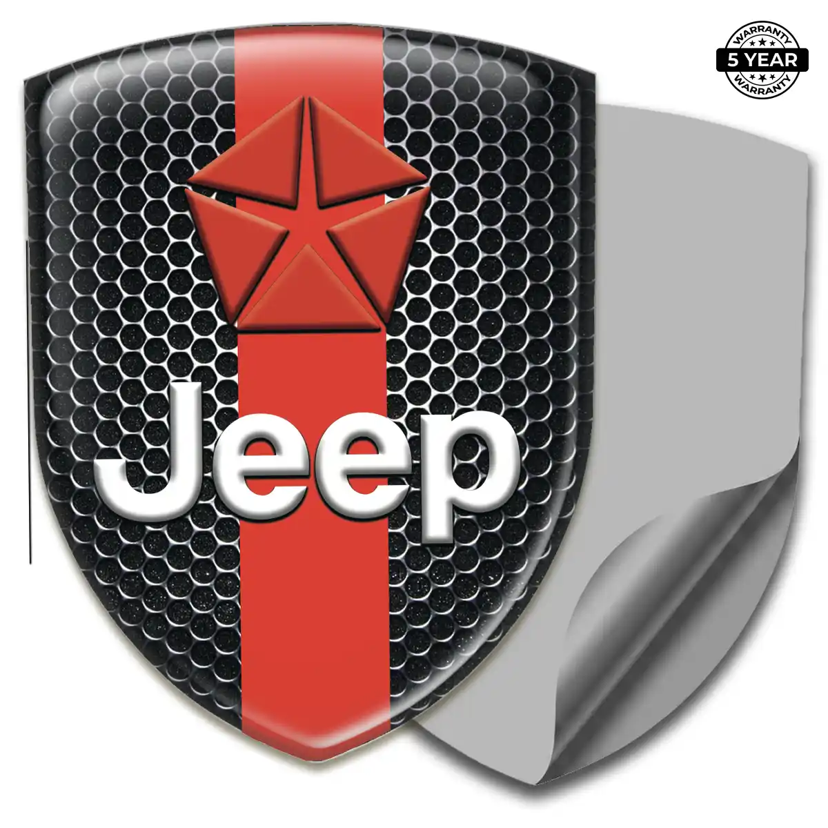 Jeep Domed Logo Sticker Opulent Line