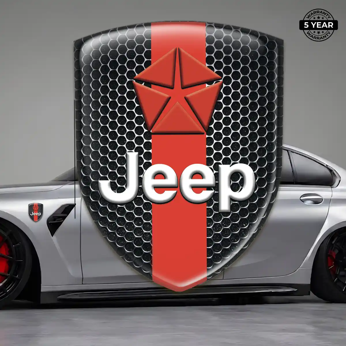 Jeep Domed Logo Sticker Opulent Line