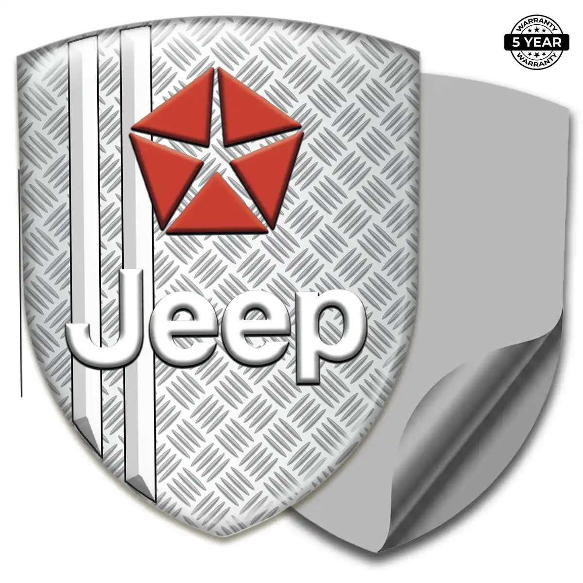 Jeep Domed Logo Sticker Outer Style