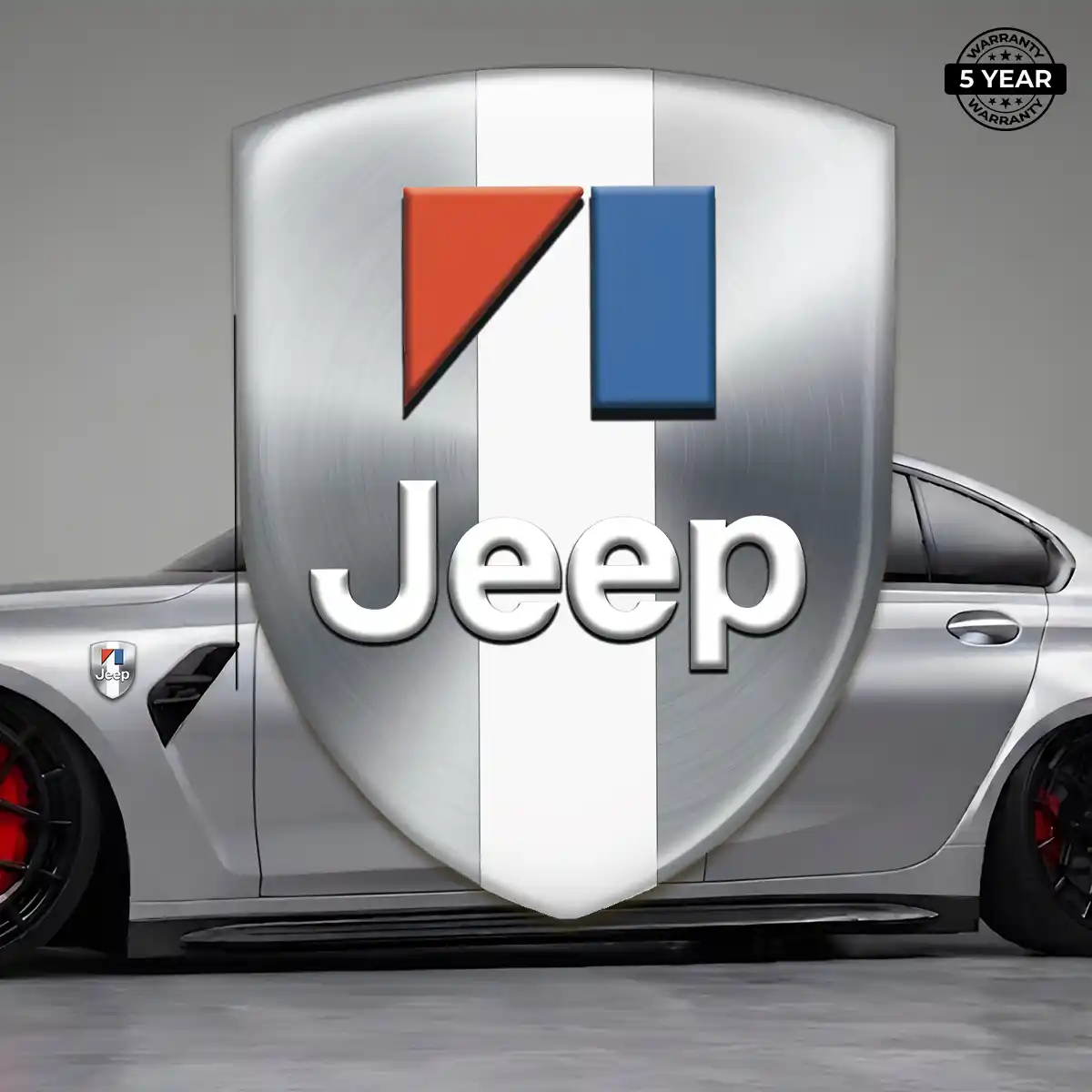 Jeep Domed Logo Sticker Prestige Line